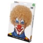 Peluca rizos rubia payaso