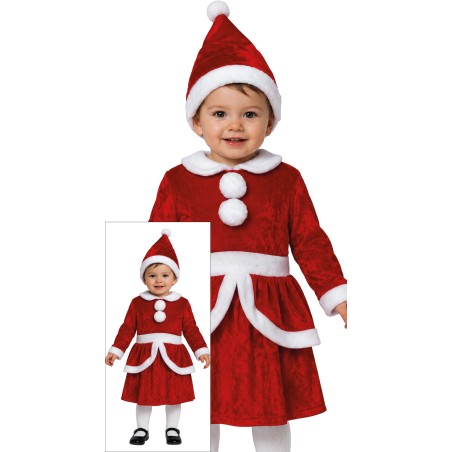 Disfraz Mama Noel para bebe niña navidad-El Informal Santander