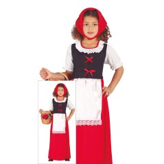 Disfraz posadera o pastora roja para niña-El Informal Santander