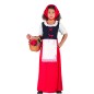 Disfraz posadera o pastora roja para niña
