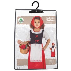Disfraz posadera o pastora roja para niña-El Informal Santander