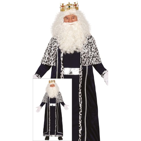 Disfraz rey mago melchor negro adulto talla L 52-54-El Informal