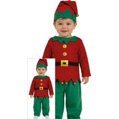 Disfraz elfo bebe 6-12 meses o 1-2 años infantil-El Informal