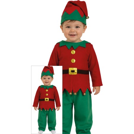 Disfraz elfo bebe 6-12 meses o 1-2 años infantil-El Informal