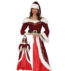 Disfraz Mama Noel elegante para mujer tallas-El Informal Santander