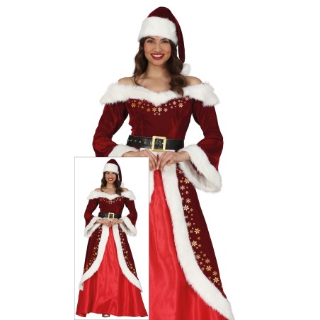 Disfraz Mama Noel elegante para mujer tallas-El Informal Santander
