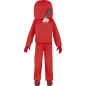 Disfraz Astronauta Among Us rojo para niño