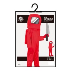 Disfraz Astronauta Among Us rojo para niño . El Informal Santander
