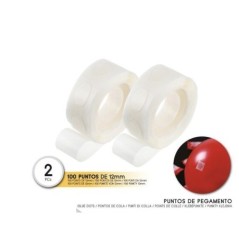 Puntos de pegamento para decoraciones y globos 2 uds de 100 puntos 8433584545001 54500