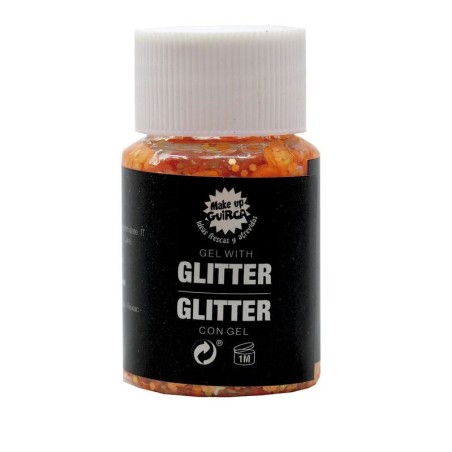Purpurina en gel escarcha naranja para la piel 8434077150061 15006