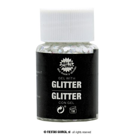 Purpurina en gel escarcha blanco para la piel 8434077150092 15009