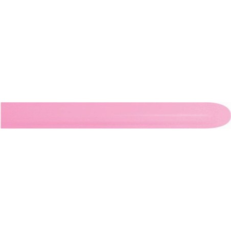 Globos rosa bebe modelar 5x150 cm 50 uds Ballonia