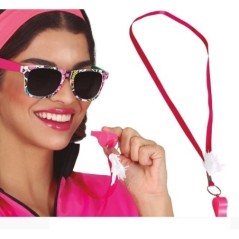 Silbato rosa con cordon 8434077181447 18144