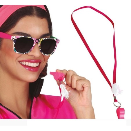 Silbato rosa con cordon 8434077181447 18144