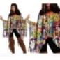 Poncho hippie paz y amor talla unica mujer
