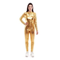 Mono o buzo oro metalico mujer talla M 8433584217991 21799