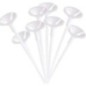 Varillas para globos blanca biodegradable 6 uds 40 cm