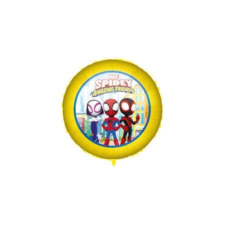 Globos Spidey y amigos 45 cm helio o aire 5201184956700 95670