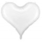 Globo corazon blanco XXL 75x64 cm