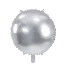 Globo redondo plata metalizado 45 cm 5904555010826 FB176 018