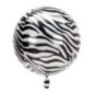 Globo Zebra animal print 38x40 cm helio o aire