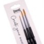 Kit pinceles redondos 2-4-6 grimas
