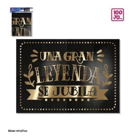 Cartel Una gran leyenda se jubila 100x70 cm 8447196217140 21714