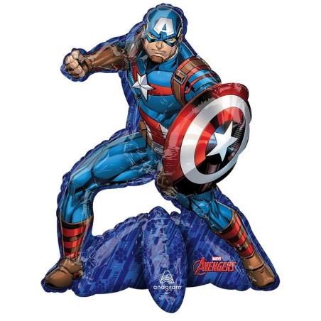 Globo Capitan America 45x50 cm aire 26635425742 4257411