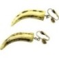 Pendientes cavernicola colmillo