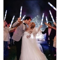 Palo de espuma luz led blanca bodas y eventos 8433584956944 95694