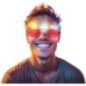 Gafas rayas con luz led colores surtidos