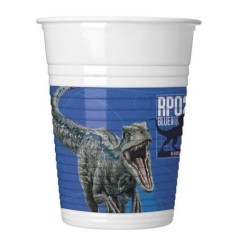 Vasos Jurasic World 2 dinosaurios 8 uds