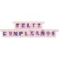 Letrero feliz cumpleaños patrulla canina rosa 3 metros