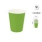 Vasos verdes 12 uds