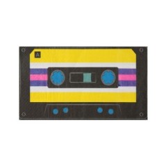 Servilletas fiesta anos 80 cinta radiocasete 20 uds 33 cm 3660380068464 7281 99