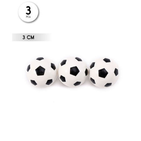 Pelotas goma forma balon futbol 3 uds
