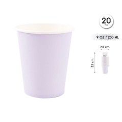 Vasos Lila 20 uds