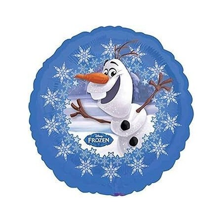 Globo Olaf frozen foil 45 cm helio o aire