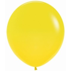 Globos R18 amarillo 15 uds de 45 cm Sempertex