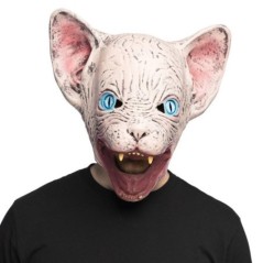 Mascara gato terror latex