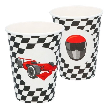 Vasos carreras F1 racing 8 uds