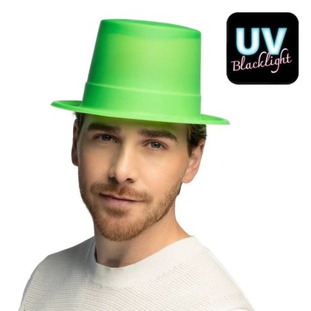 Sombrero verde neon chistera 8712026015198 1519