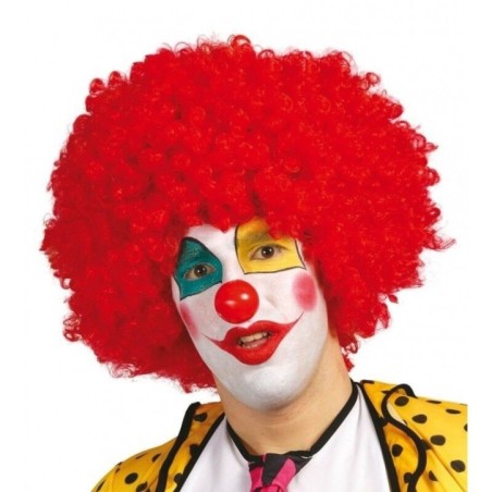 Peluca payaso rizos gigante roja 8435118209014 4381