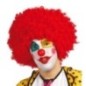 Peluca payaso rizos gigante roja