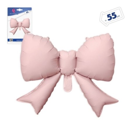 Globos foil lazo rosa mate 55x43 cm 8447196176843 17684