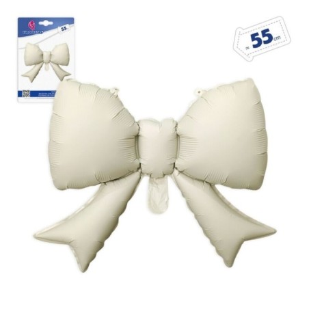 Globos foil lazo beige mate 55x43 cm 8447196176850 17685