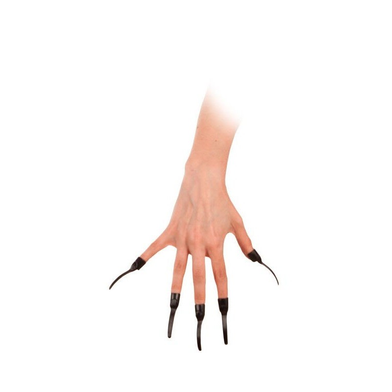 Uñas bruja negras Uñas bruja negras