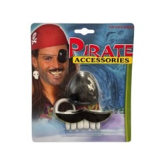 Conjunto parche y bigote pirata barato oulet 8422562198681 19868