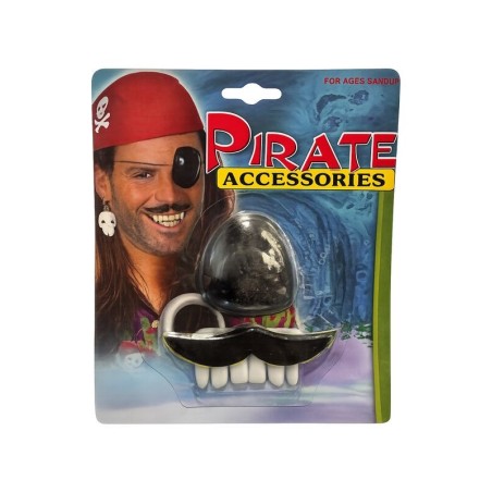 Conjunto parche y bigote pirata barato oulet 8422562198681 19868