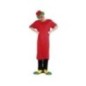 Disfraz payaso rojo de la tele talla ML